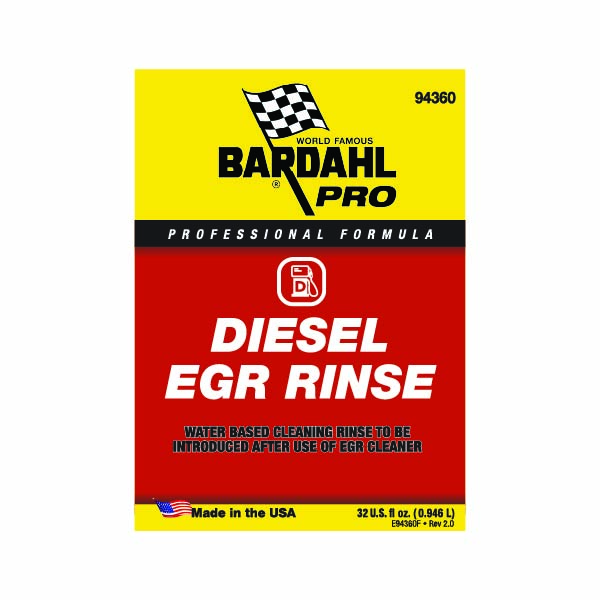 Diesel EGR Rinse