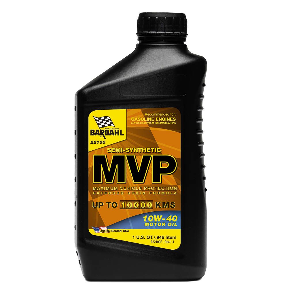 Bardahl Pro - MVP 10W-40 Semi-Synthetic Motor Oil